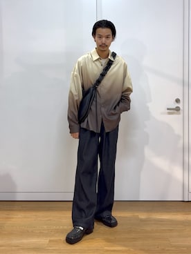「tk.TAKEO KIKUCHI（ティーケータケオキクチ）のアイテム（シューズ）」を使った、kitauraさん（メンズ・172cm）の秋コーディネート