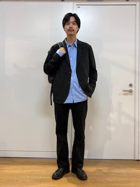 「tk.TAKEO KIKUCHI（ティーケータケオキクチ）のアイテム（ジャケット/アウター）」を使った、kitauraさん（メンズ・172cm）の春コーディネート