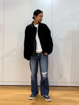 「tk.TAKEO KIKUCHI（ティーケータケオキクチ）のアイテム（ジャケット/アウター）」を使った、kitauraさん（メンズ・172cm）の夏コーディネート