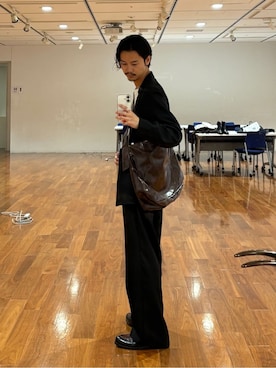 「アイテム（セットアップ）」を使った、kitauraさん（メンズ・172cm）の秋コーディネート