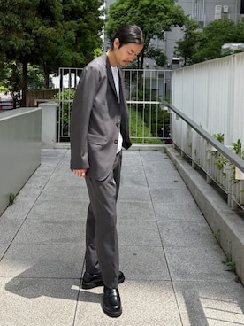 「TAKEO KIKUCHI（タケオキクチ）のアイテム」を使った、kitauraさん（メンズ・172cm）の春コーディネート