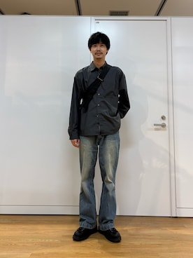 「tk.TAKEO KIKUCHI（ティーケータケオキクチ）のアイテム」を使った、kitauraさん（メンズ・172cm）の春コーディネート