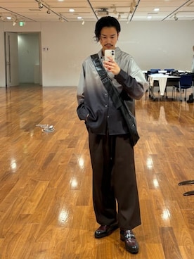 「tk.TAKEO KIKUCHI（ティーケータケオキクチ）のアイテム（シューズ）」を使った、kitauraさん（メンズ・172cm）の秋コーディネート