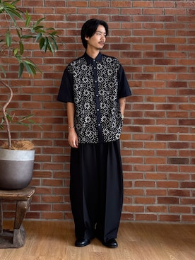 「tk.TAKEO KIKUCHI（ティーケータケオキクチ）のアイテム」を使った、kitauraさん（メンズ・172cm）の春コーディネート