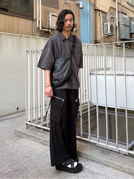 「tk.TAKEO KIKUCHI（ティーケータケオキクチ）のアイテム」を使った、kitauraさん（メンズ・172cm）の春コーディネート