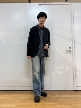 「tk.TAKEO KIKUCHI（ティーケータケオキクチ）のアイテム」を使った、kitauraさん（メンズ・172cm）の春コーディネート