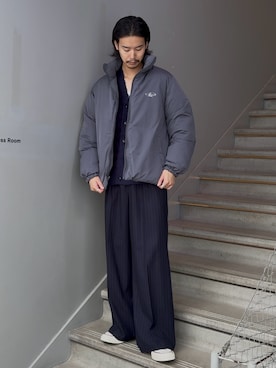 「冬コーデ、スニーカーコーデ」｜「アイテム（その他パンツ）」を使った、kitauraさん（メンズ・172cm）の秋コーディネート