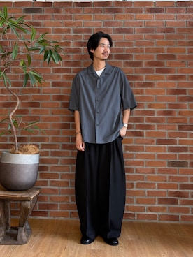 「tk.TAKEO KIKUCHI（ティーケータケオキクチ）のアイテム」を使った、kitauraさん（メンズ・172cm）の春コーディネート
