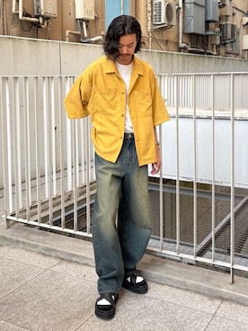 「tk.TAKEO KIKUCHI（ティーケータケオキクチ）のアイテム」を使った、kitauraさん（メンズ・172cm）の夏コーディネート