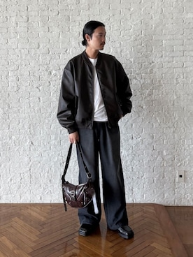 「tk.TAKEO KIKUCHI（ティーケータケオキクチ）のアイテム（ジャケット/アウター）」を使った、kitauraさん（メンズ・172cm）の夏コーディネート