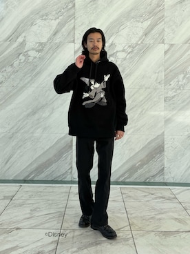 「ミッキー」｜kitauraさん（メンズ・172cm）の冬コーディネート