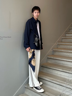 「tk.TAKEO KIKUCHI（ティーケータケオキクチ）のアイテム（財布/小物）」を使った、kitauraさん（メンズ・172cm）の冬コーディネート
