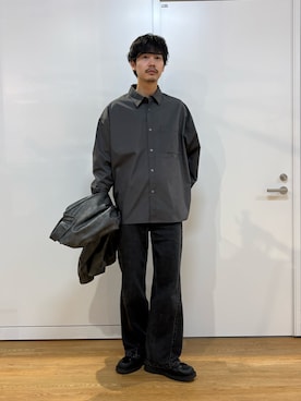 「tk.TAKEO KIKUCHI（ティーケータケオキクチ）のアイテム（ジャケット/アウター）」を使った、kitauraさん（メンズ・172cm）の春コーディネート