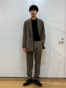 「tk.TAKEO KIKUCHI（ティーケータケオキクチ）のアイテム（ジャケット/アウター）」を使った、kitauraさん（メンズ・172cm）の春コーディネート