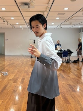 「tk.TAKEO KIKUCHI（ティーケータケオキクチ）のアイテム（シューズ）」を使った、kitauraさん（メンズ・172cm）の秋コーディネート