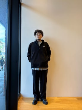「アイテム（その他トップス）」を使った、山中悠雅さん（メンズ・164cm）の秋コーディネート