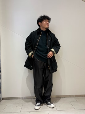 「アイテム（その他アウター）」を使った、山中悠雅さん（メンズ・164cm）の秋コーディネート