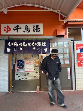 「COOTIE PRODUCTIONS（クーティープロダクションズ）のアイテム」を使った、てってれさん（メンズ・162cm）の秋コーディネート