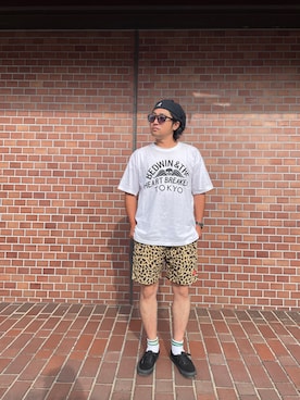 「VANS(バンズ)のアイテム」を使った、tettereさん(メンズ・162cm)の夏コーディネート