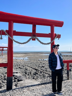 「アイテム（チノパンツ）」を使った、てってれさん（メンズ・162cm）の秋コーディネート