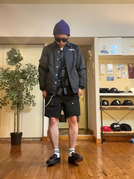 「schott（ショット）のアイテム」を使った、tettereさん（メンズ・162cm）の春コーディネート