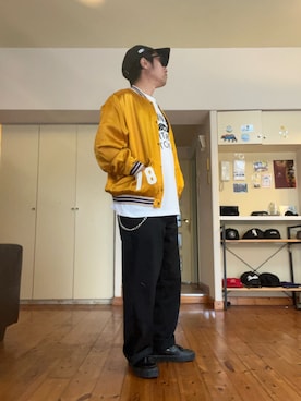 tettereさん（メンズ・162cm）の春コーディネート