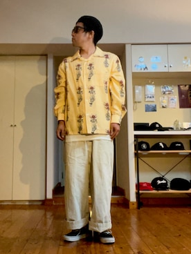 tettereさん（メンズ・162cm）の春コーディネート