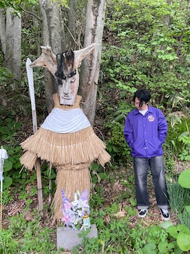 「NEIGHBORHOOD（ネイバーフッド）のアイテム（デニムパンツ、ブラック系）」を使った、tettereさん（メンズ・162cm）の春コーディネート