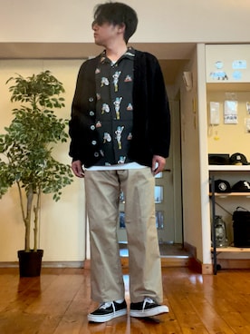 てってれさん（メンズ・162cm）の春コーディネート