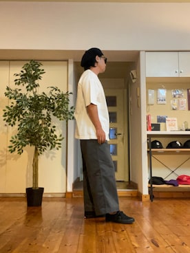 「United Athle（ユナイテッドアスレ）のアイテム」を使った、tettereさん（メンズ・162cm）の夏コーディネート