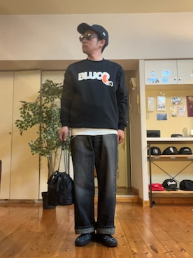 「schott(ショット)のアイテム(キャップ)」を使った、てってれさん(メンズ・162cm)の春コーディネート