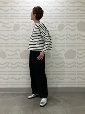 「アイテム（シューズ）」を使った、HIMIKO　大丸福岡天神店(博多大丸)さん（レディース・153cm）の春コーディネート