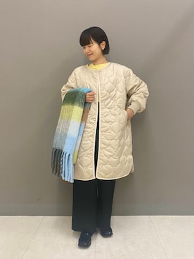 「秋服」｜「アイテム（その他アウター）」を使った、しだみさん（レディース・154cm）の秋コーディネート
