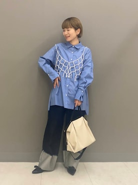 「アイテム（その他小物）」を使った、しだみさん（レディース・154cm）の秋コーディネート