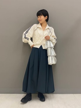 「アイテム（その他小物）」を使った、しだみさん（レディース・154cm）の秋コーディネート