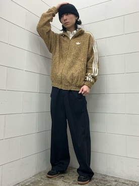 「adidas originals」｜「アイテム（ジャケット/アウター）」を使った、WRさん（メンズ・175cm）の秋コーディネート