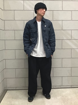 「ライトジャケット」｜WRさん（メンズ・175cm）の秋コーディネート