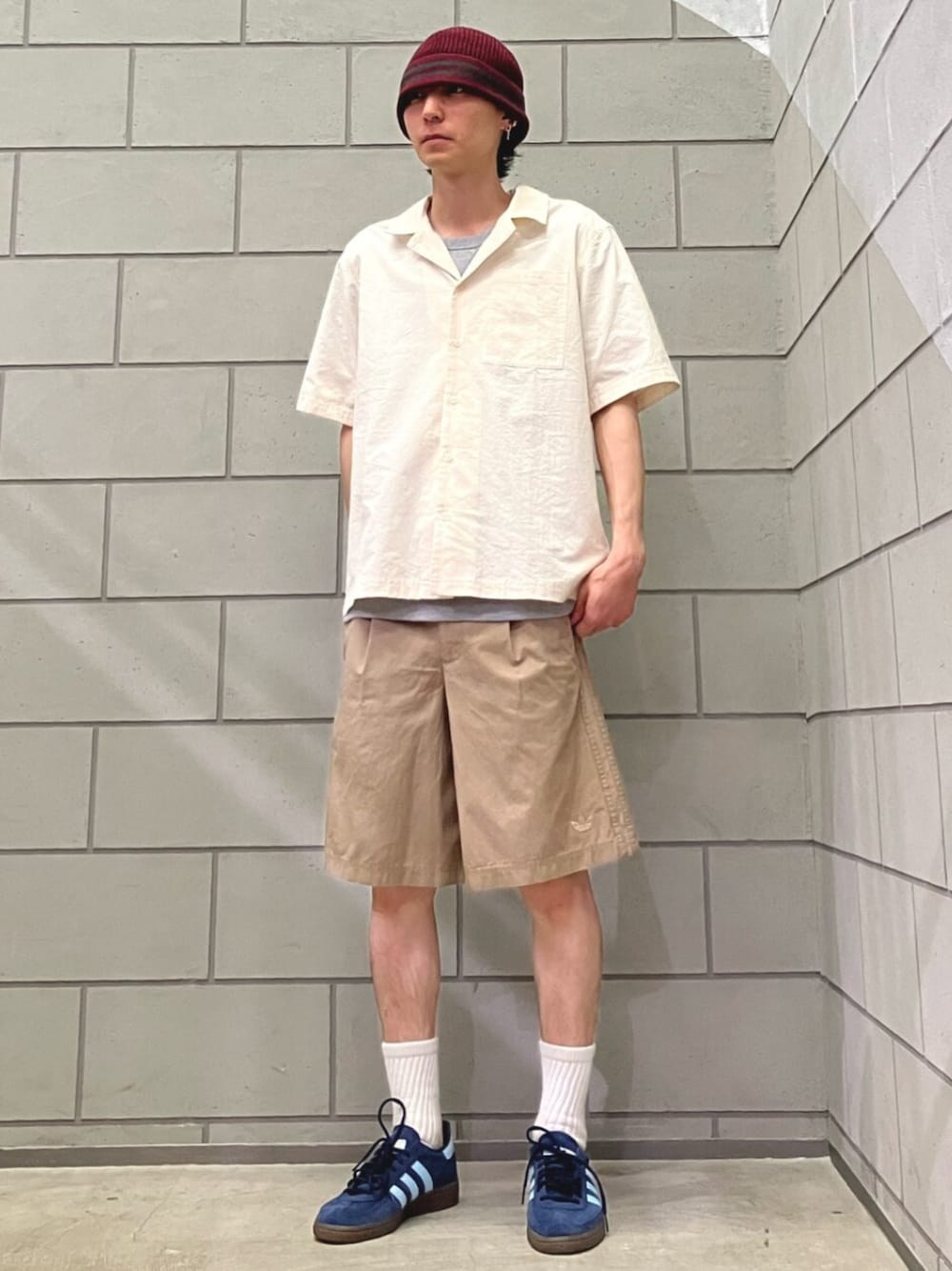 アディダス オリジナルス ワイドレッグ バミューダショーツ