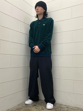 「スタンスミス」｜WRさん（メンズ・175cm）の秋コーディネート