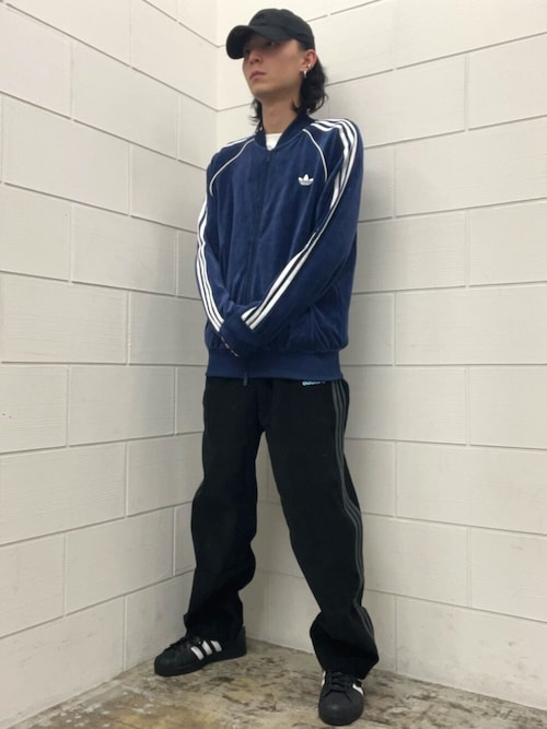 SST アディカラー ベロア トラックトップ / ジャージ / トラック