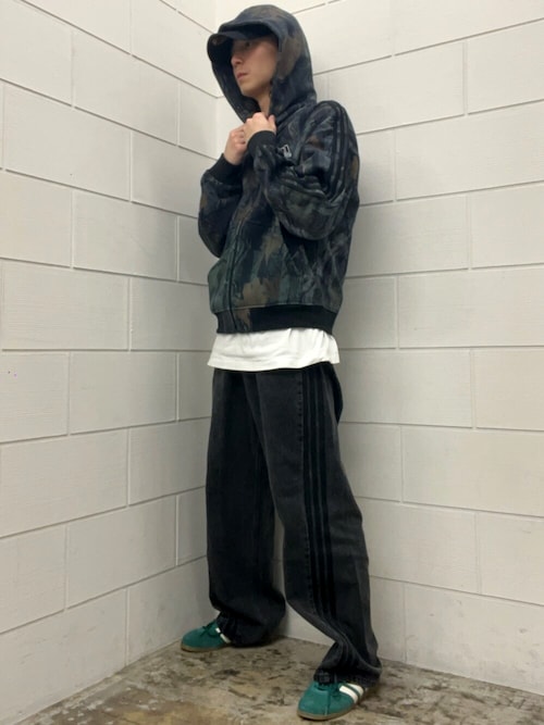 カモ フード付き フルジップ / アディダスオリジナルス adidas