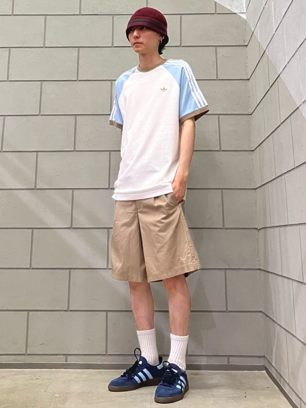 アディダス オリジナルス ワイドレッグ バミューダショーツ
