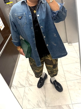 「PRADA（プラダ）のアイテム」を使った、bullさん（メンズ・173cm）の秋コーディネート
