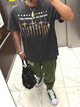 「goro's（ゴローズ）のアイテム（アクセサリー）」を使った、bullさん（メンズ・173cm）の春コーディネート