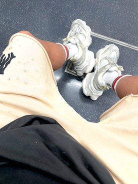 「アイテム（スウェットパンツ）」を使った、bullさん（メンズ・173cm・40代）の夏コーディネート