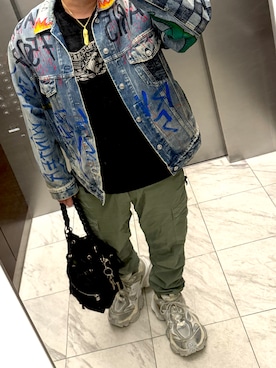 「goro's（ゴローズ）のアイテム（アクセサリー）」を使った、bullさん（メンズ・173cm）の春コーディネート