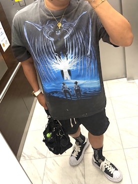 「PORTER（ポーター）のアイテム」を使った、bullさん（メンズ・173cm）の夏コーディネート