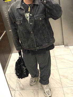 「SHEEN（シーン）のアイテム」を使った、bullさん（メンズ・173cm）の春コーディネート