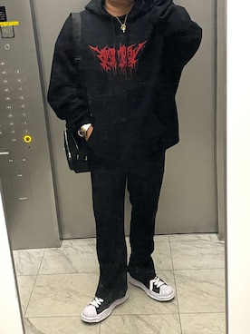 「アイテム（パーカー）」を使った、bullさん（メンズ・173cm・40代）の秋コーディネート