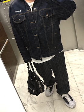 「PORTER（ポーター）のアイテム（バッグ）」を使った、bullさん（メンズ・173cm）の春コーディネート